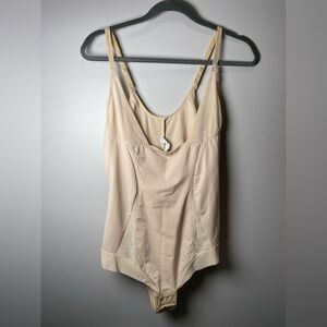 Maidenform Nude Bodysuit w/ Adjustable Crotch & Shoulder Straps Sz 3XL